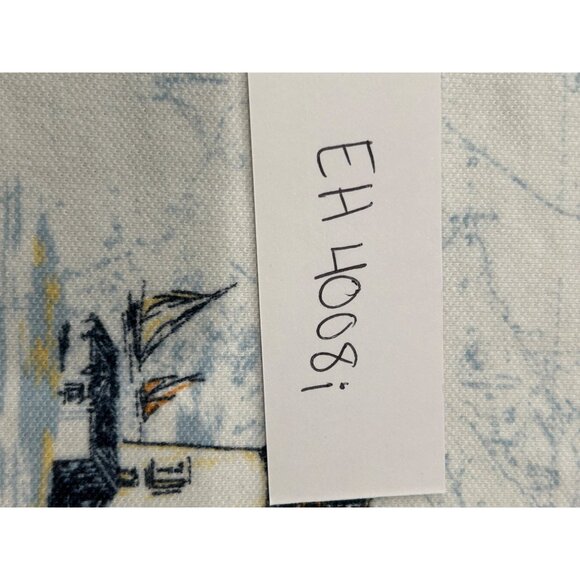 Windham Pointe Nautical Polo Shirt All-Over Sailboat Lighthouse Print Sz XL - Picture 8 of 8